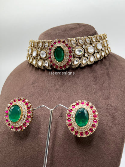 Celestial Kundan Choker Set
