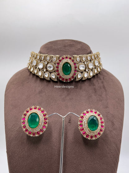 Celestial Kundan Choker Set
