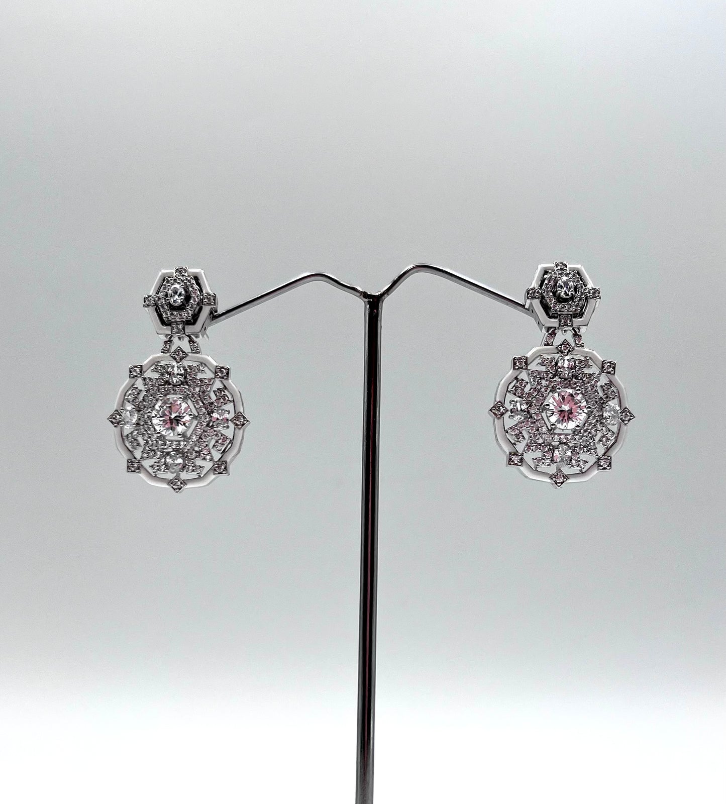 Crimson Crown Earrings