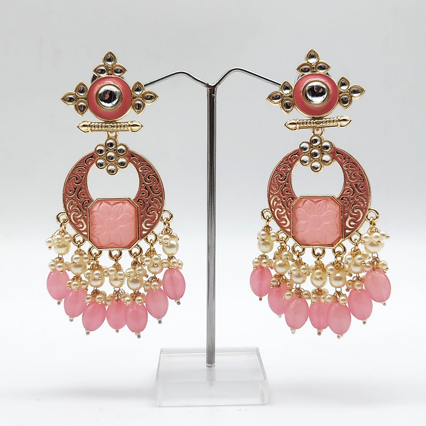 Gemstone Drops Earrings