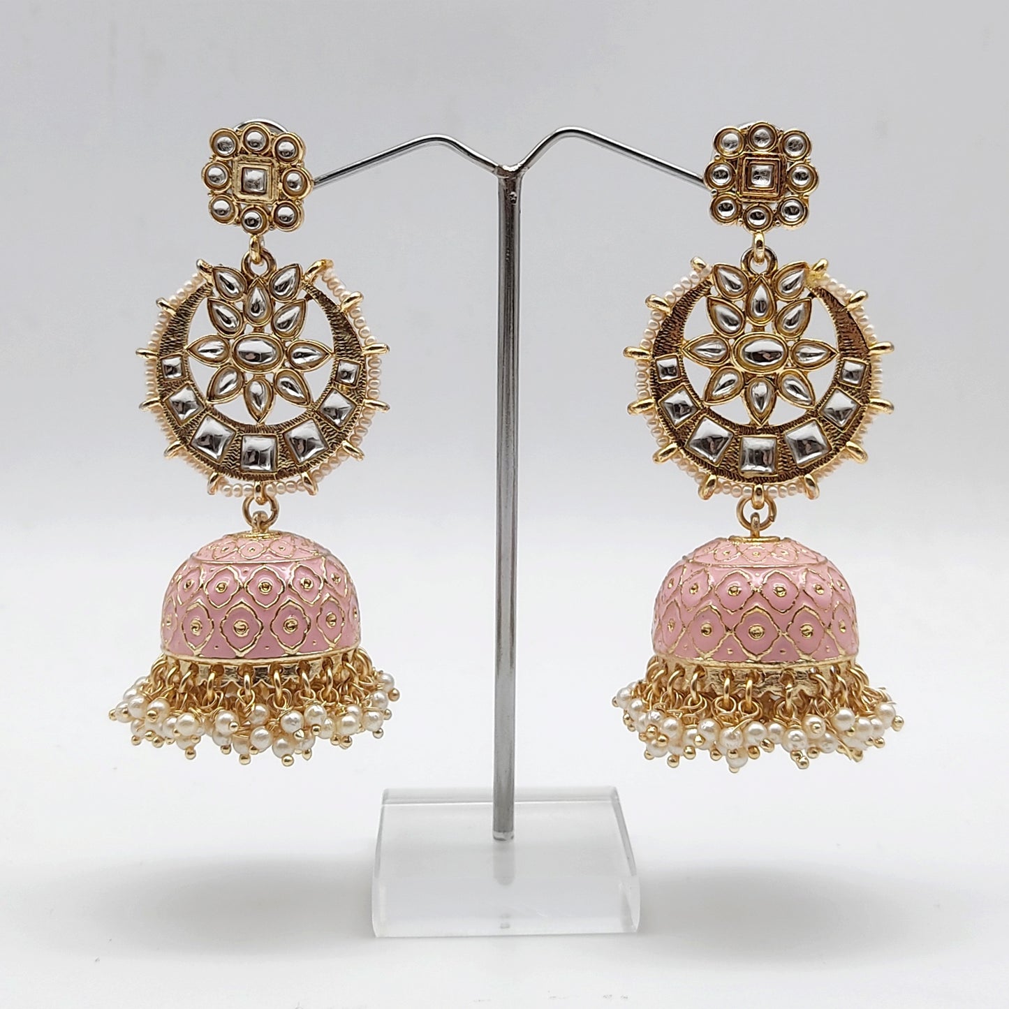 Pink Moonlit Majesty Earrings