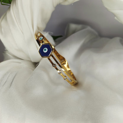 Evil Eye Gold Bracelet