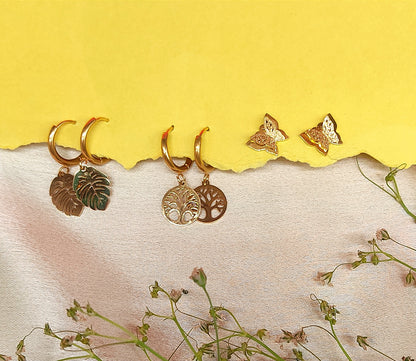 Whispering Nature Trio Earrings