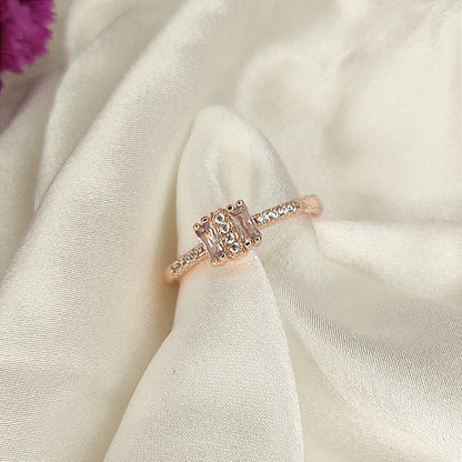 Serenity Rose Gold Finish Ring