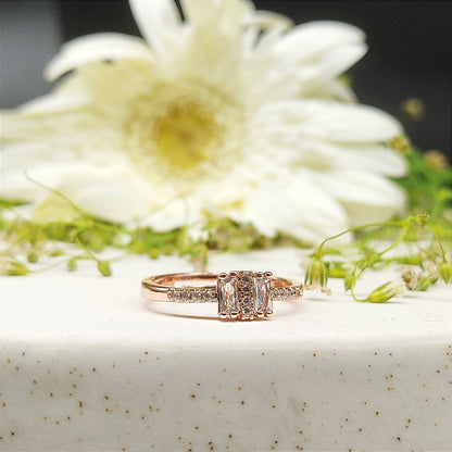 Serenity Rose Gold Finish Ring