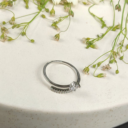 Proposal Silver Finish Ring