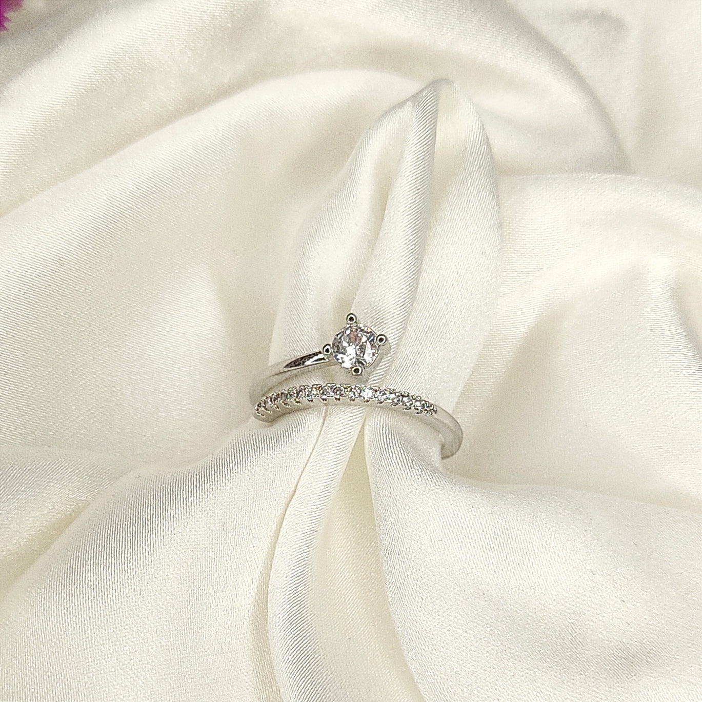 Proposal Silver Finish Ring