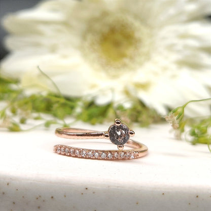 Proposal Rose Gold Finish Ring