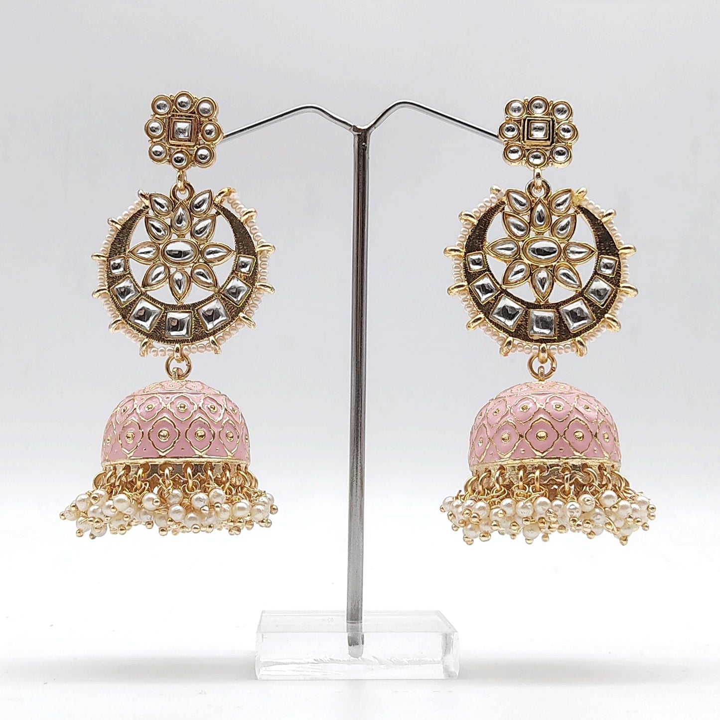 Pink Moonlit Majesty Earrings