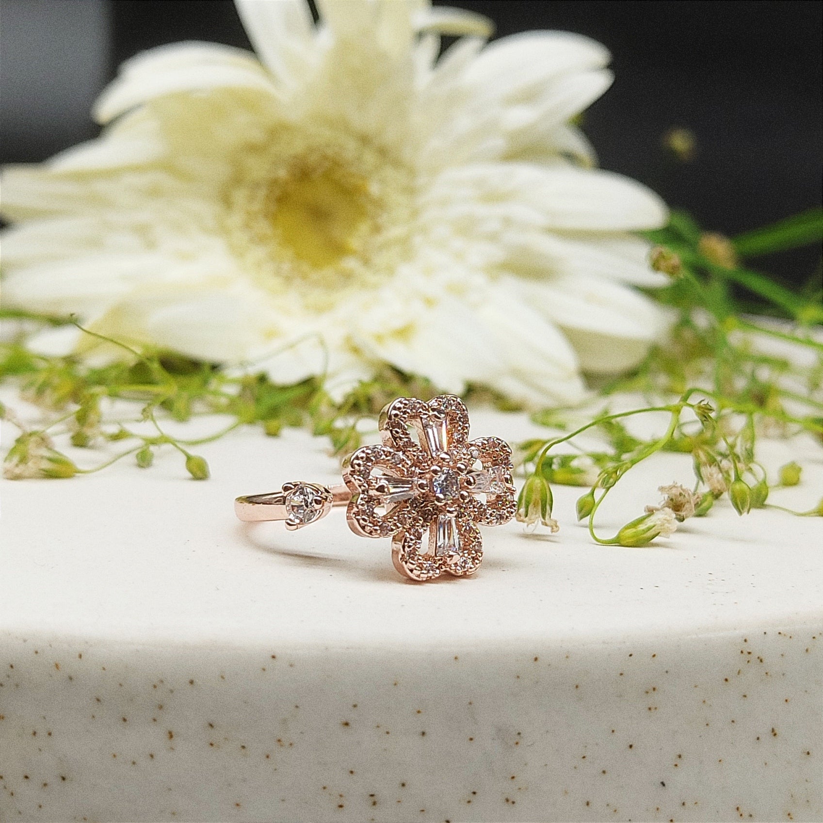 Flora's Fancy Rotating Ring – HEER DESIGNS